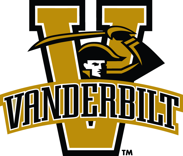 Vanderbilt Commodores 1999-2003 Primary Logo diy DTF decal sticker